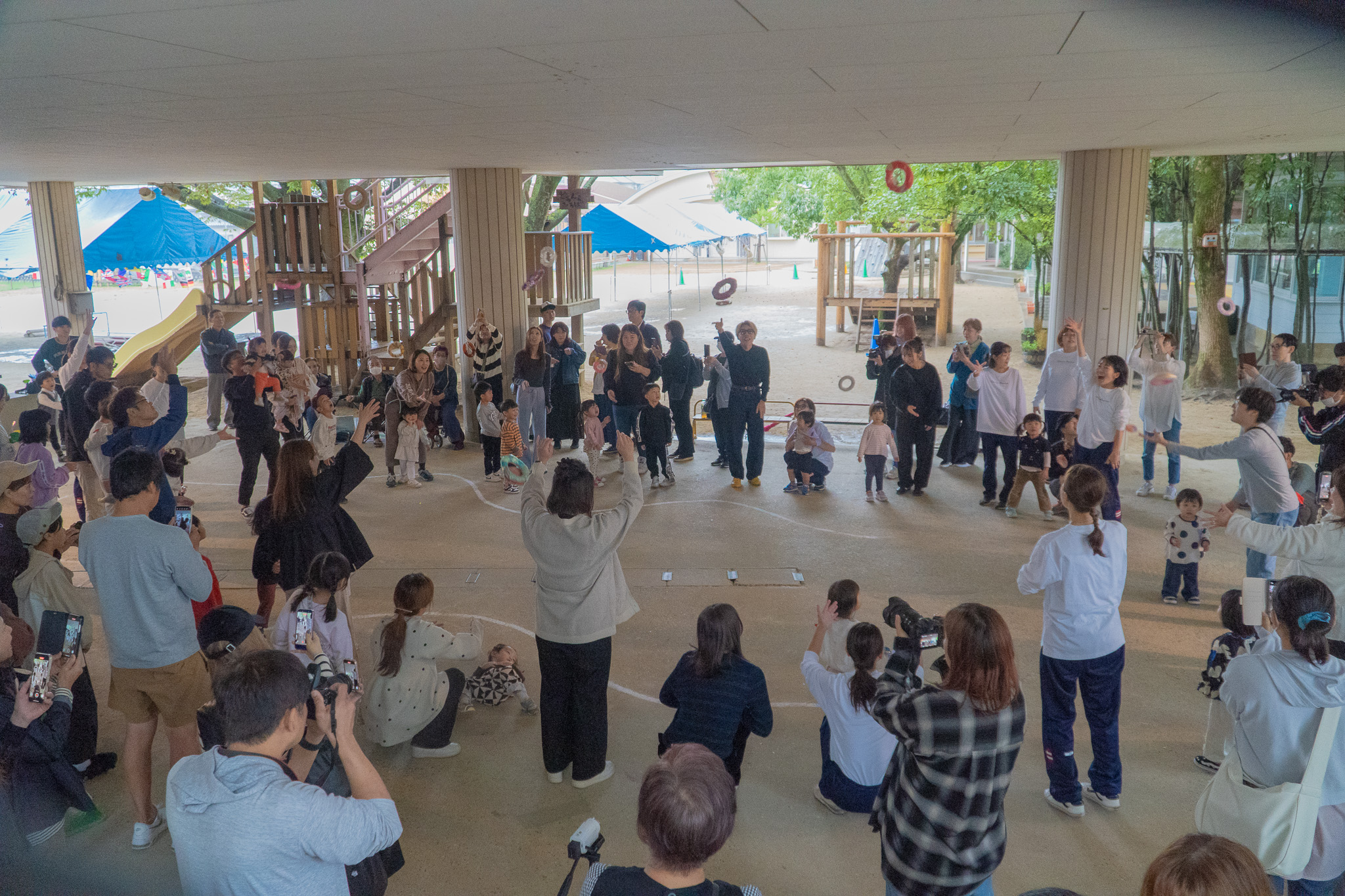閉会式・親子ダンス