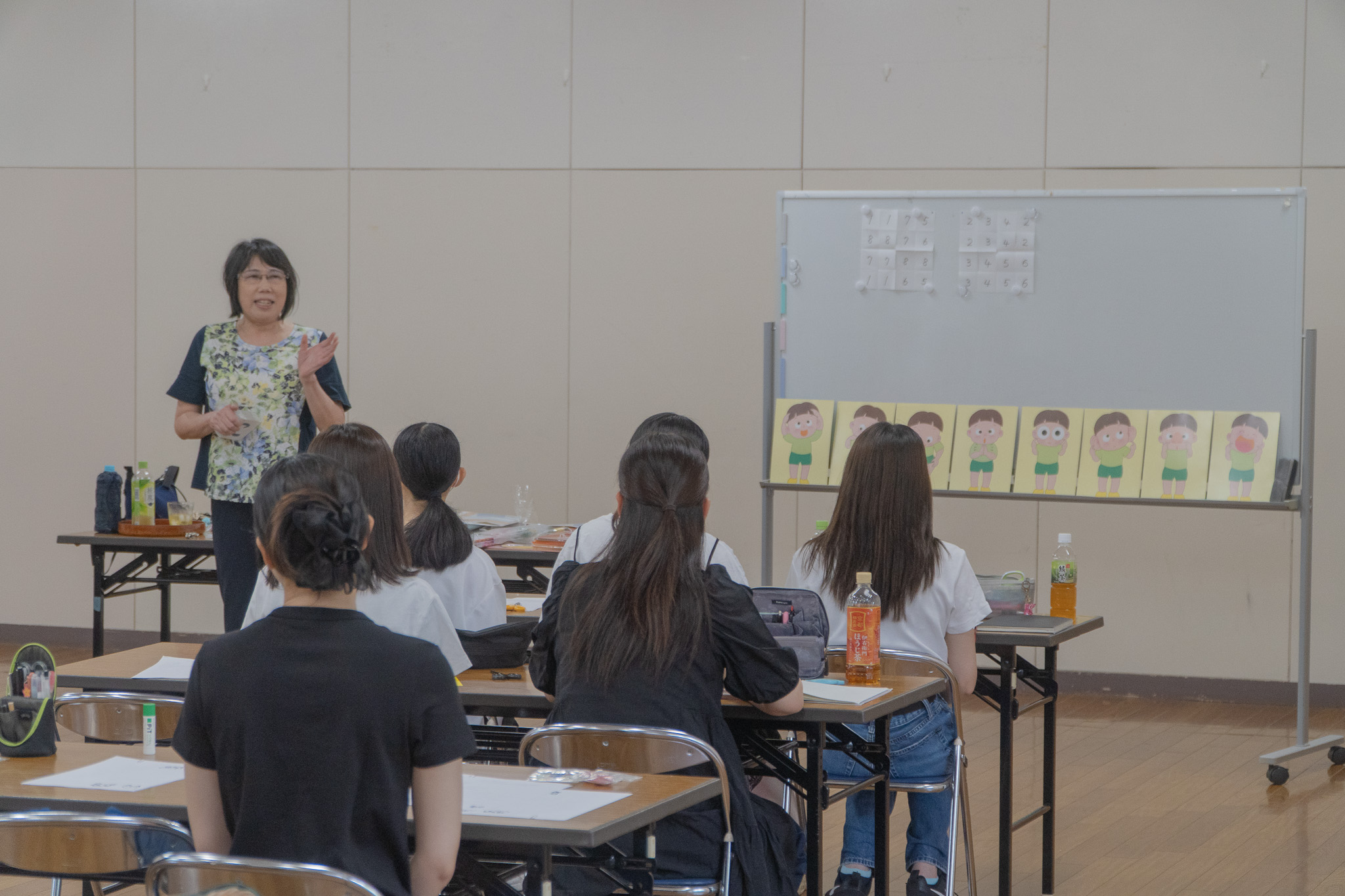 講師山本真理子先生の指導
