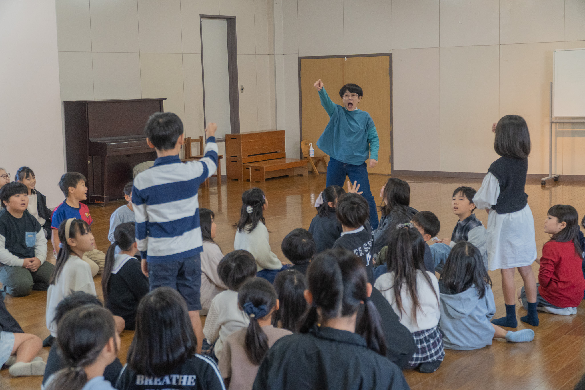 卒園児との再会