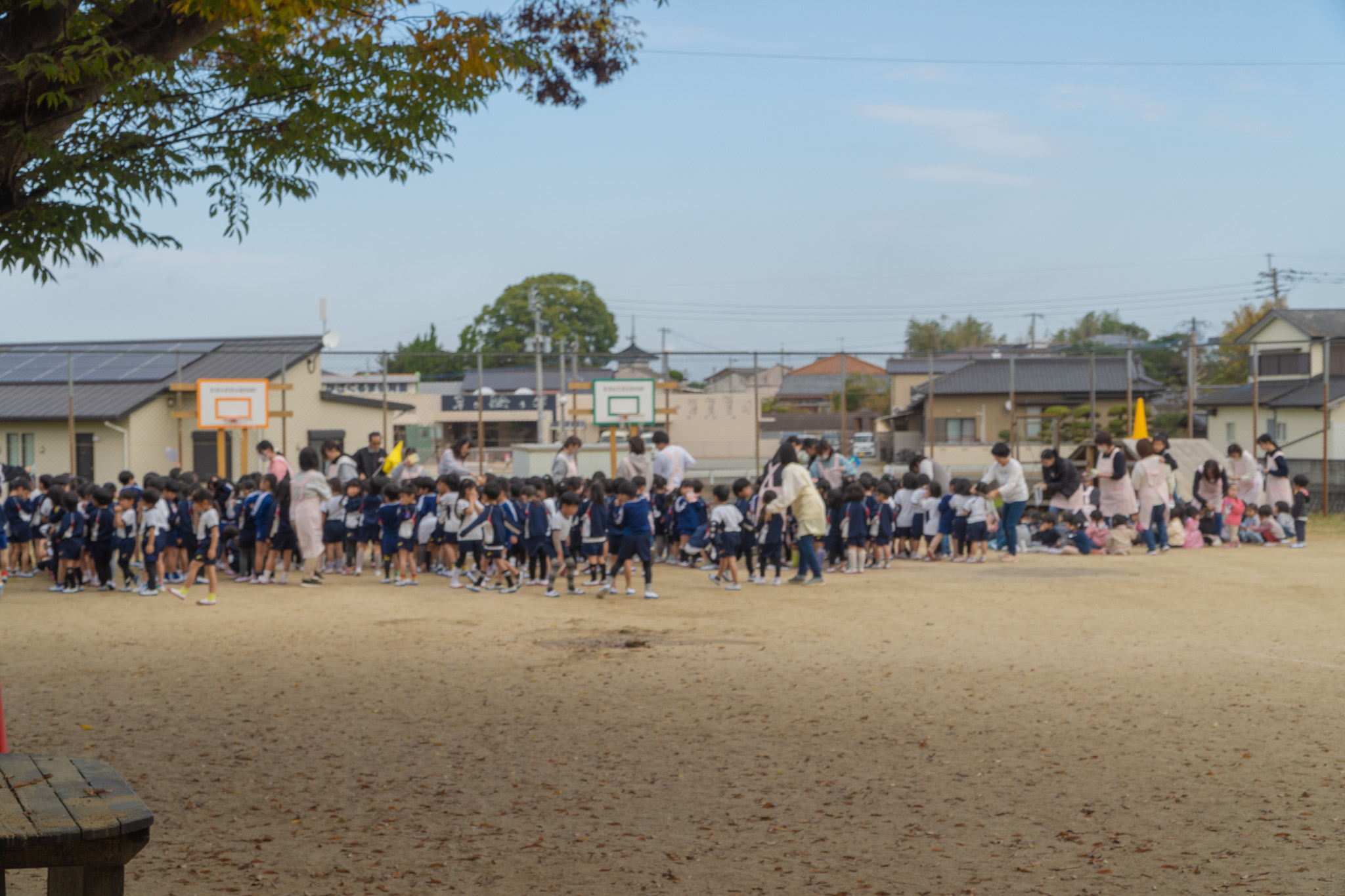 全園避難訓練の様子2
