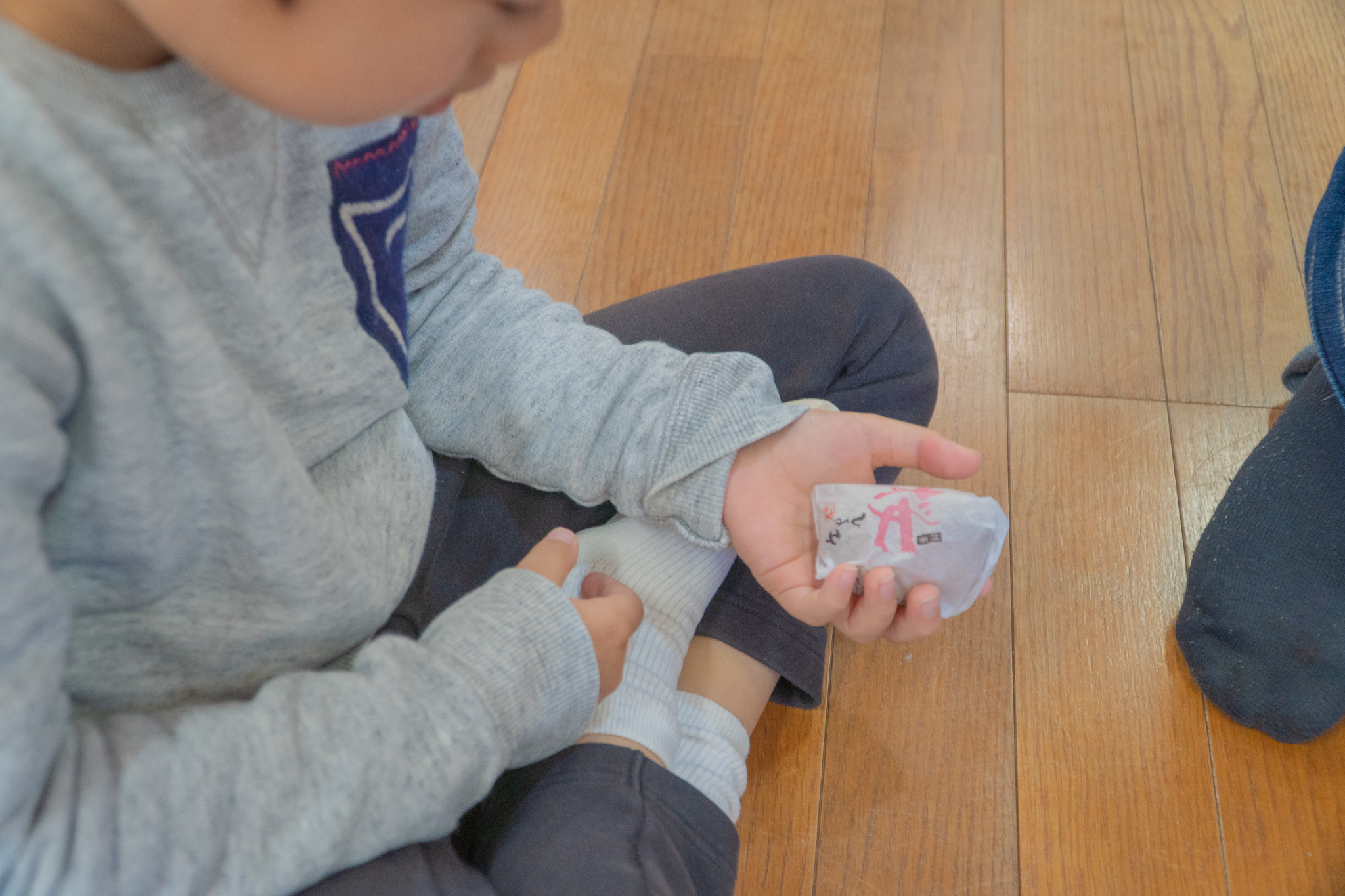 おやつの時間の様子