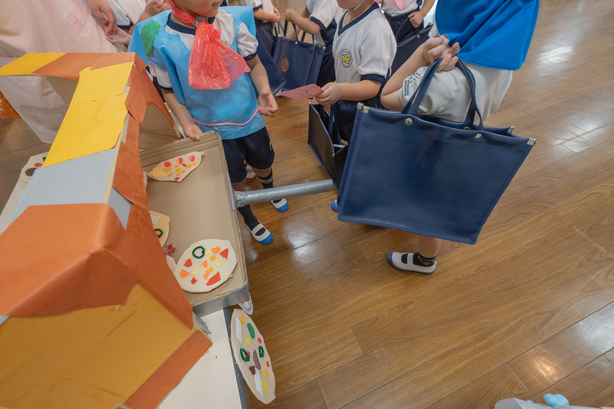 ピザやさんの様子